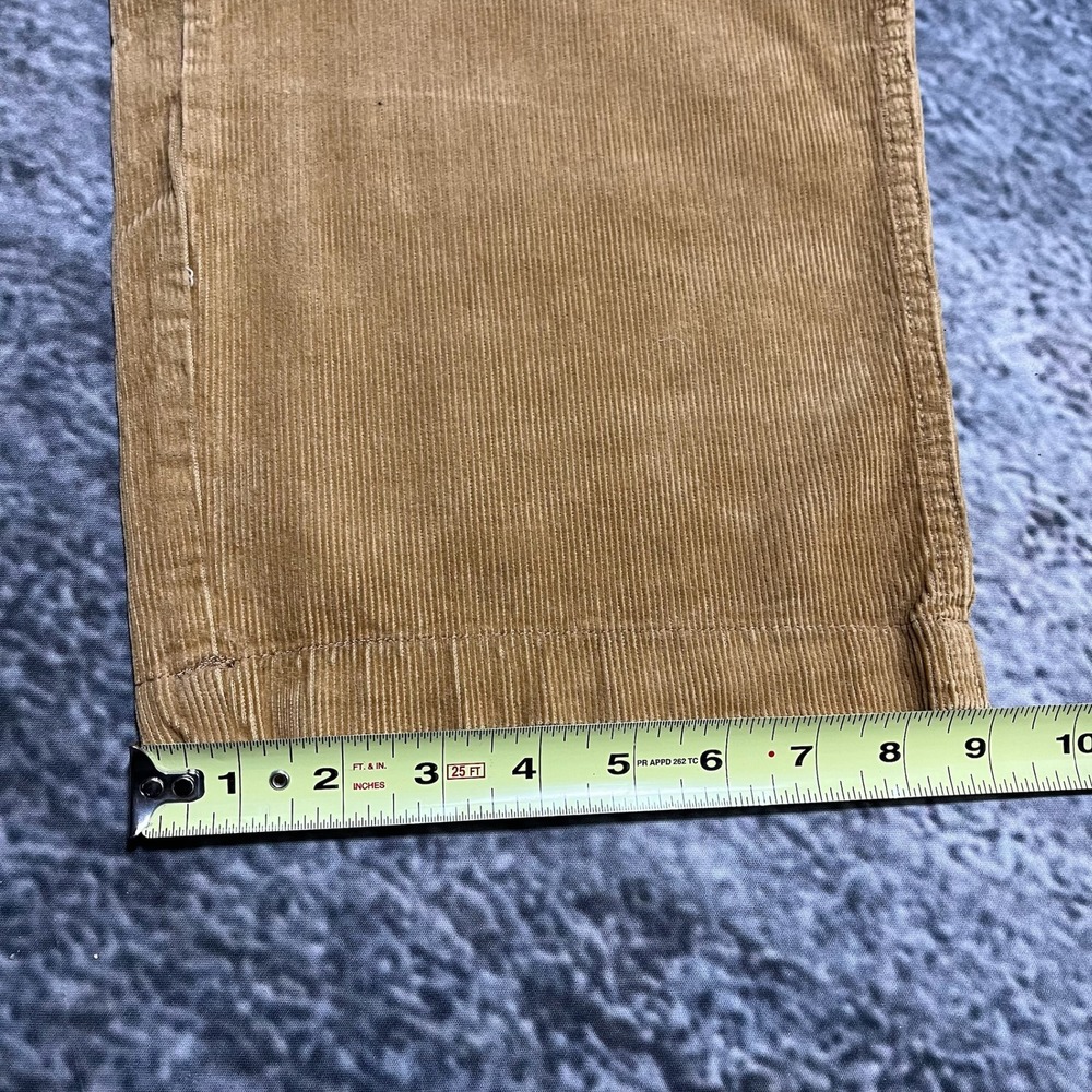 NWT Vintage Nautica Corduroy Pants Womens 6 (30x31) Tan‎ Carpenter Baggy Y2K - Picture 16 of 16